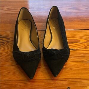 Sam Edelman Black Suede Flats
